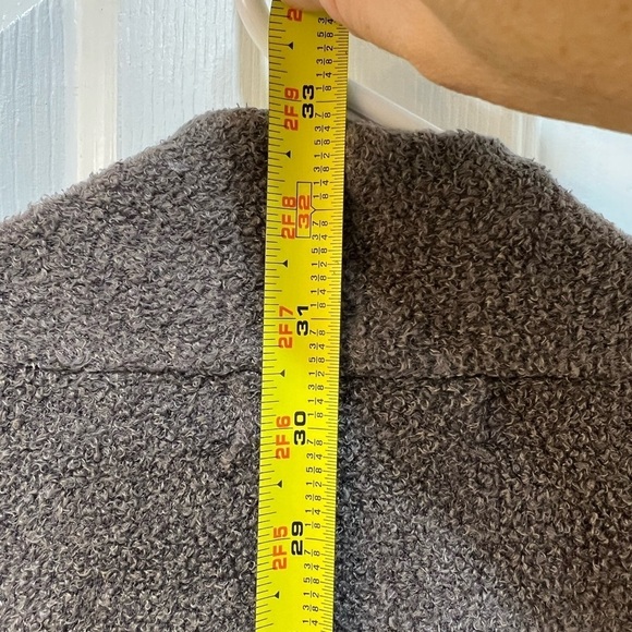 Barefoot Dreams Bamboo Chic Lite Knit Calypso Wrap S/M Taupe Cozy Grandma Cabin - Picture 6 of 9